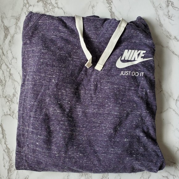 Nike Tops - Nike Gym Vintage Funnel pullover hoodie sz XL